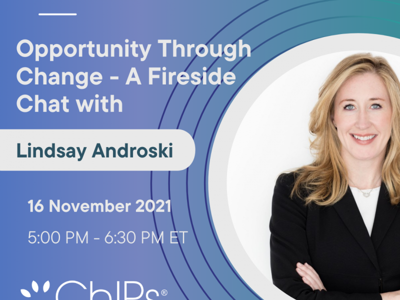 Opportunity Through Change: A Fireside Chat with Lindsay Androski