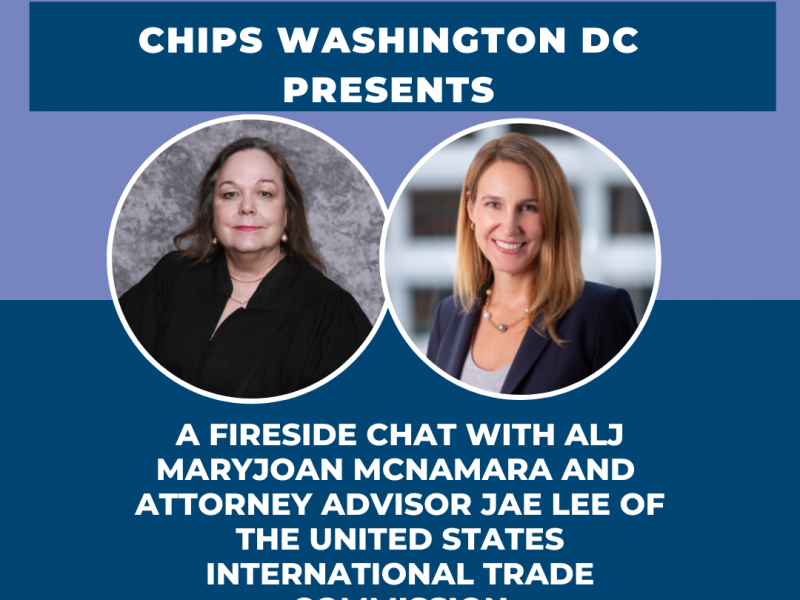 A Fireside Chat with ALJ MaryJoan McNamara and Attorney Advisor Jae Lee of the United States International Trade Commission