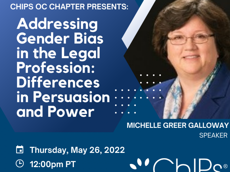Addressing Gender Bias in the Legal Profession: Differences in Persuasion and Power