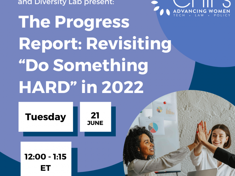 The Progress Report: Revisiting “Do Something HARD” in 2022