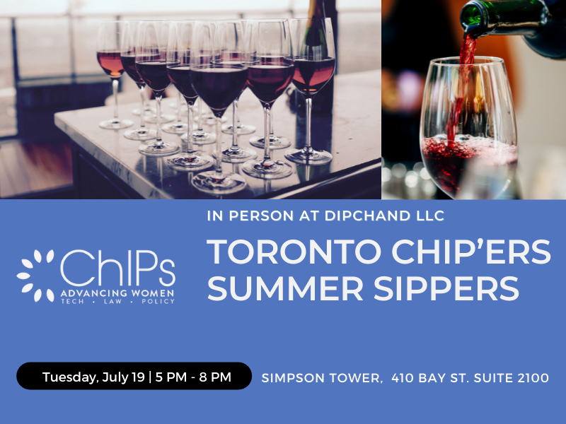 Toronto ChIP'ers Summer Sippers