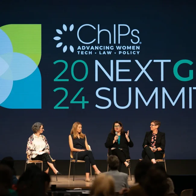 4 women onstage at the 2024 Next Gen Summit.